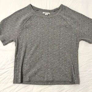 American Eagle Floral Baby Tee
